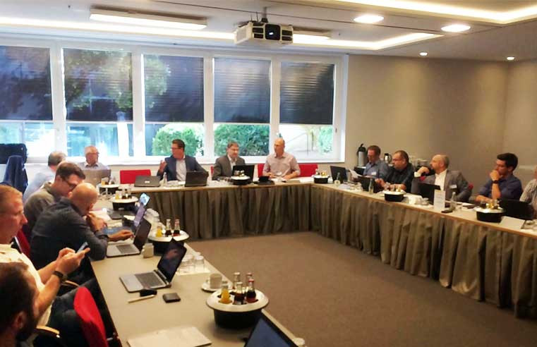 Members of the European Producers of Laminate Flooring (EPLF) recently held a meeting in Germany to set the course for new research projects. 