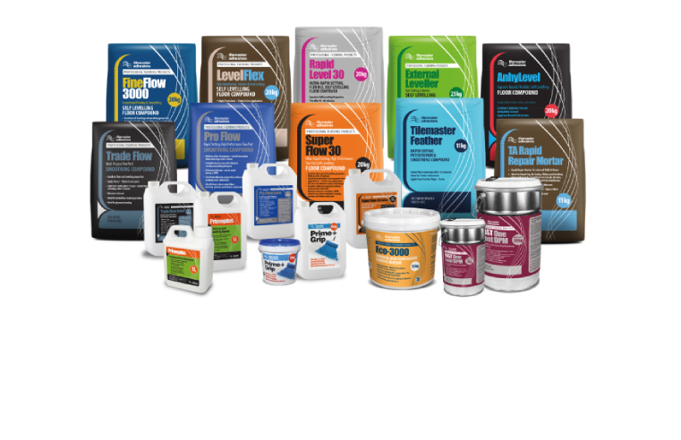 Tilemaster Adhesives Subfloor Preparation Products for Resilient Floorcoverings