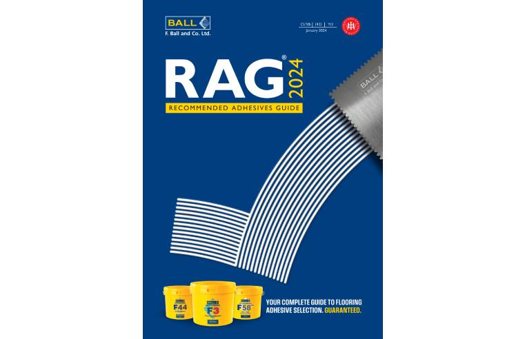 F. Ball Launches Recommended Adhesives Guide (RAG) 2024