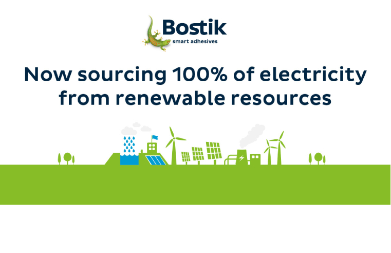 Bostik UK Moves to 100% Renewable Electricity