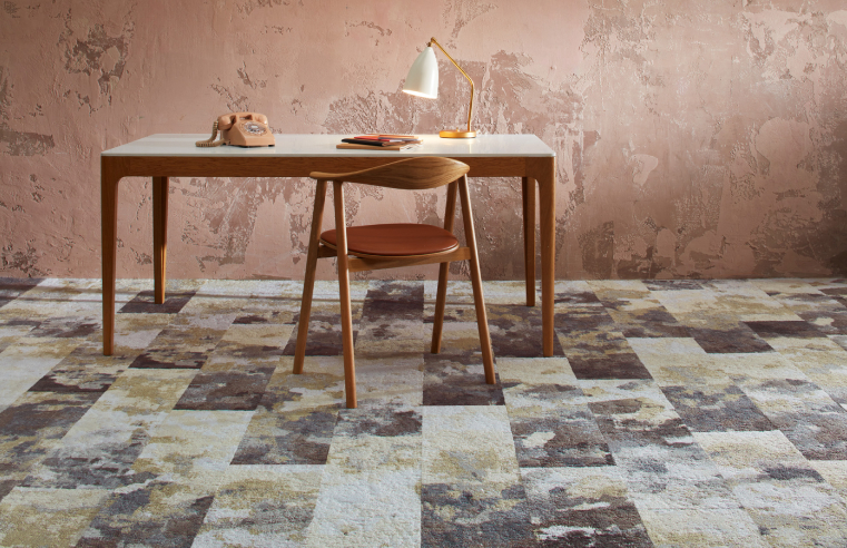 Milliken’s latest floor plank collection Painted Garden