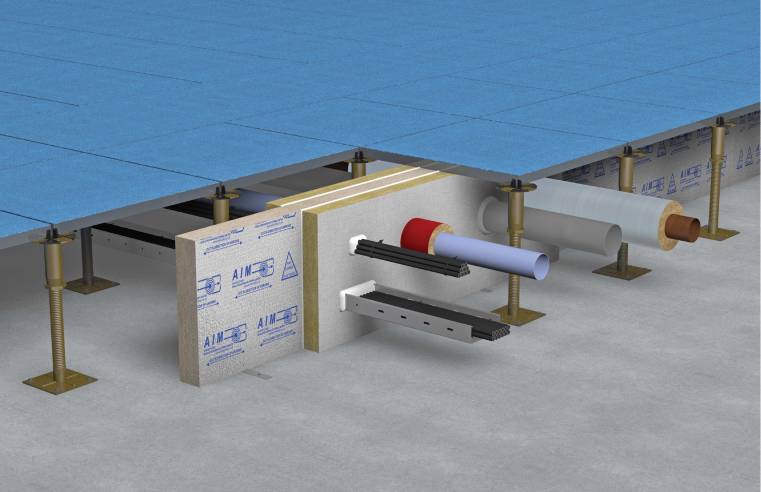 AIM Raised Access Floor Barrier System Facilitates Services