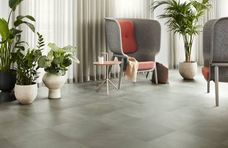 Interface Iridescence luxury vinyl tile