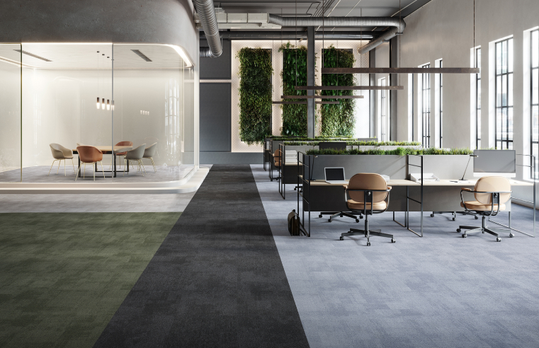 Rudiments carpet tile collection From IVC Commercial.