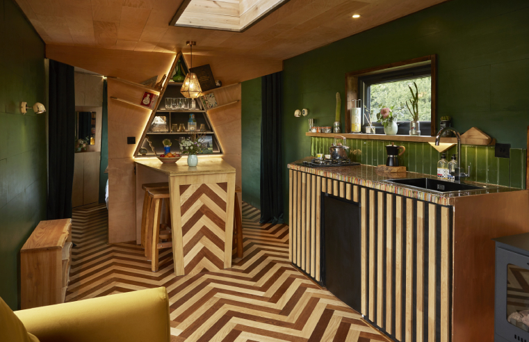 Havwoods hardwood flooring is specified for a carbon-neutral eco cabin project