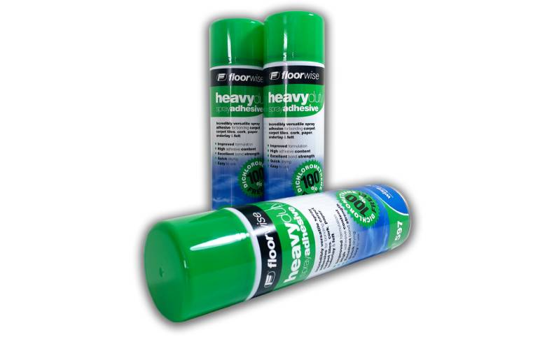 floorwise launches F597 Heavy Duty Spray Adhesive