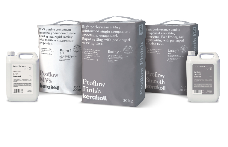 Proflow – Kerakoll’s Complete Smoothing Compound Range	