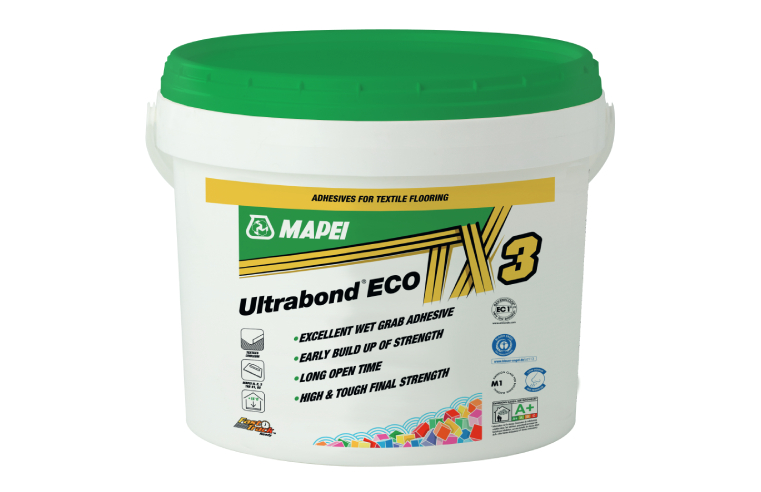 Mapei Introduces Premium Carpet Adhesive Ultrabond Eco TX3