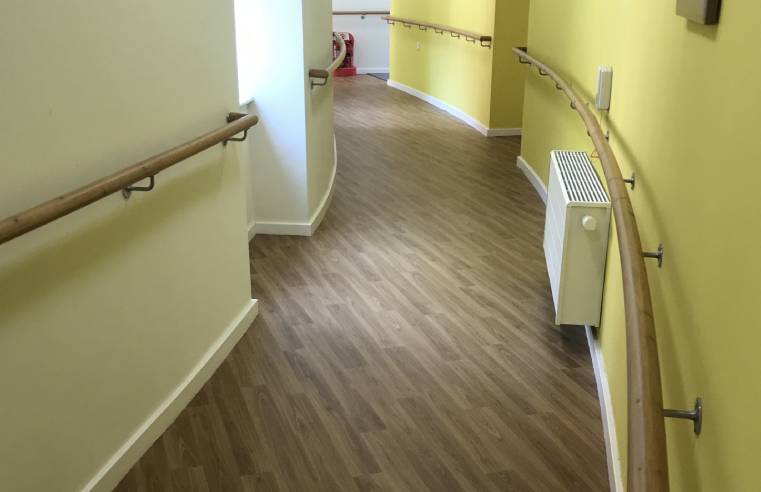 Designer Contracts Supplies Care Home with Safety Flooring 