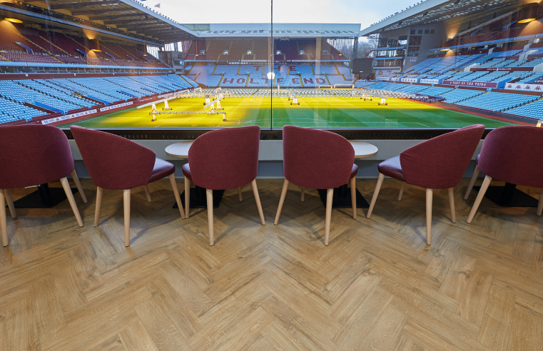 Amtico Spacia 36+ Safety Luxury Vinyl Tile Aston Villa FC