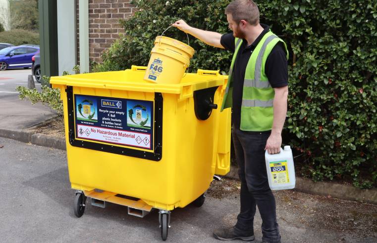 Flooring professionals save money with the F. Ball Recycling Scheme