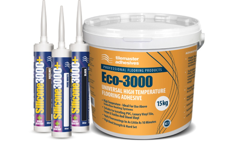 High temperature flooring adhesive and sealant from Tilemaster Adhesives