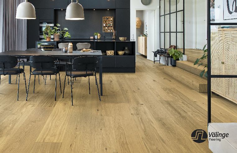 Välinge Exhibits Hardened Wood Floors at DOMOTEX 2023