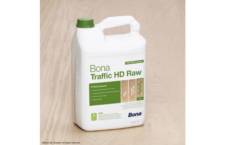 Ultra-Matte Wood with New Bona Traffic HD Raw