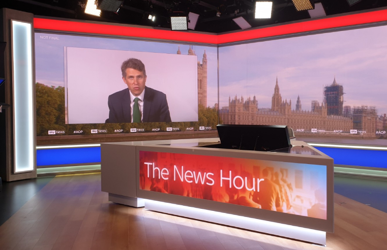 F. Ball provides super smooth and durable floor finish for Sky news studio