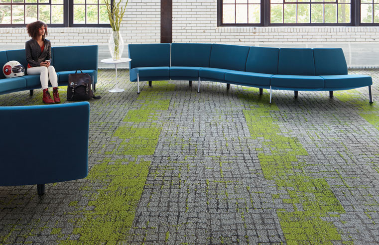 Interface Flooring partner USEL for ReEntry carpet tile recycling scheme