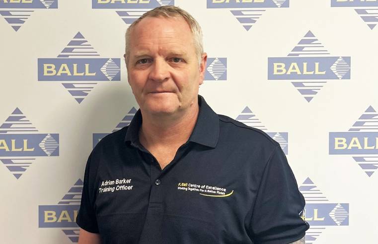 Adrian Barker, New F. Ball Training Officer