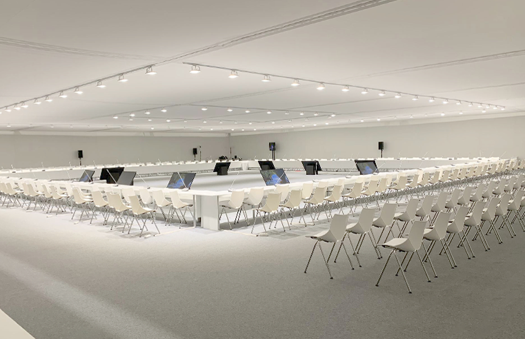 UN Climate Conference 2019 chooses Rewind carpet from Beaulieu International Group