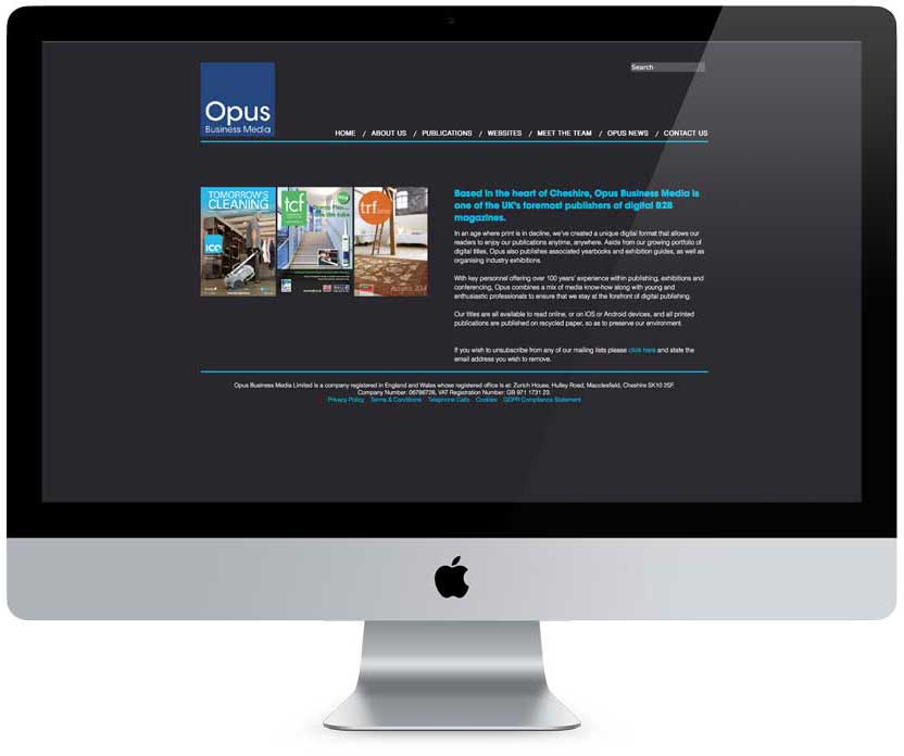 Opus Web site